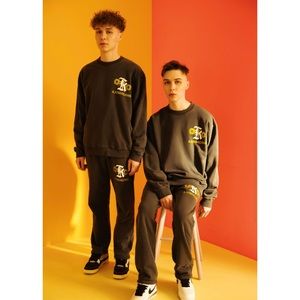KARMAGAWA SUNFLOWER SWEATPANTS